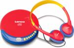 Lenco CD-021KIDS Discman Hordozható CD lejátszó - Kék/Piros (CD021KIDS)