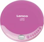 Lenco CD-011 Discman Hordozható CD lejátszó - Rózsaszín Pink (CD-011PINK)