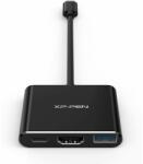 XPPen USB-C - HDMI adapter, USB 3.0, DeX, PD telefonokhoz vagy laptopokhoz, töltéstámogatással (ACW01)