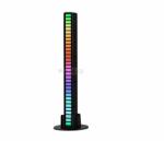  Hangra reagáló RGB L021 LED-es fénypanel, 16 lámpa