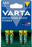 VARTA Recharge Accu Power AAA 800mAh, 4db újratölthető akkumulátorok (56703101404)