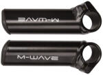 M-Wave alumínium kormányszarv, 110 mm, ovális, rövid, fekete