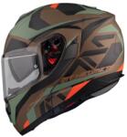 MT Helmets MT Atom SV Skill A9 felnyitható bukósisak fekete-zöld-barna výprodej