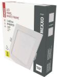 EMOS LED süllyesztett lámpatest NEXXO, négyzet, fehér, 18W, természetes fehér