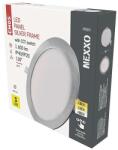 EMOS LED süllyesztett lámpatest NEXXO, kerek, ezüst, 18W, CCT