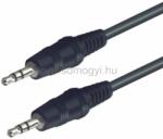 Somogyi Elektronic A 51X Audió kábel, 3, 5 mm sztereó dugó-3, 5 mm sztereó dugó, 1, 5 m - hangszerabc
