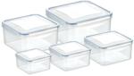 Tescoma FRESHBOX négyzet alakú ételtároló doboz, 5 db (892044.00) - tescoma