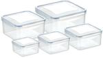 Tescoma FRESHBOX négyzet alakú ételtároló doboz, 5 db (892044.00)