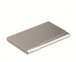 DURABLE Névjegykártyatartó tárca, fém, 20 db-os, DURABLE, matt ezüst (DB241523) - irodaoutlet