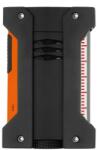 S.T. Dupont Defi Extreme fluo orange, matt fekete és élénk narancssárga színű szivar öngyújtó egyes szúrólánggal (021419)