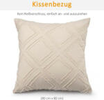 TOCOMOA Bojtos Ágyneműhuzat 2 Részes 135x200cm (Bézs)