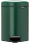 Brabantia NewIcon 5 literes pedálos fém szemetes - Zöld (304026)