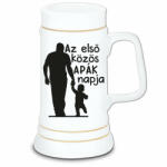  Az első közös apák napja - Kerámia Söröskorsó (822410)