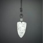 R. M. ékszer Nyíl kelta hegyikristály medál zsinóron 2x3, 5cm (021949)