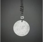 R. M. ékszer Ásvány nyakláncok Kör metatron hegyikristály medál zsinóron 3, 5cm (021973)