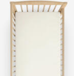 Goldea gyermek pamut lepedő kiságyba - elefántcsont 60 x 120 cm