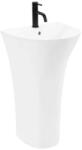 Rea Lavoar freestanding Rea Rita Slim asimetric finisaj alb lucios 48 cm (REA-U9901)