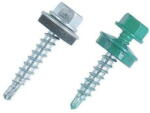 STARK FIX Surub autoforant STARKFIX, cu cap hexagonal si saiba EPDM, 4, 8x20, RAL8019, 250buc (517449) - 24mag