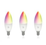 DELTACO Smart Home E14 5W SH-LE14RGB-3P 3 buc (SH-LE14RGB-3P)