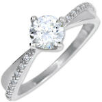 Soliter Brilio Arany női gyűrű kristályokkal 229 001 00806 07 56 mm