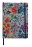 Clairefontaine Notebook Coperta Tare Piele Clairefontaine A5 144 Pagini Celeste (CAI249Multicolored flowers)