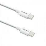 Qoltec Cablu Date Qoltec QOLTEC USB-C 480Mbps Quick Charge 3.0 Alb (52359)
