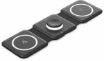 Vention 3in1 Portable Wireless Folding MagCharger, Black (FGGB0)