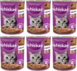 Whiskas WHISKAS nedves macskaeledel 1+ kacsával és zselével 6x400g