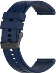 Techsuit Samsung Galaxy Watch 4/5/Active 2 / Huawei Watch GT 3 / GT 3 Pro okosóra szíj, szilikon, sötétkék, Techsuit - gsmlive - 3 090 Ft
