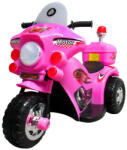 R-Sport Elektromos rendőrmotor gyerekeknek - M7 - 6V - rózsaszín (EL-MOTOR-M7-pink)