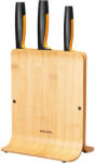 Fiskars Suport din bambus pentru 3 cutite Fiskars Functional Form - 1057553 (1057553)