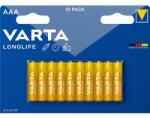 VARTA Elem, AAA mikro, 10 db, VARTA "Longlife (VELEAAA10B) - irodaoutlet