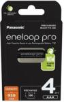 Panasonic Tölthető elem, AAA mikro, 4x930 mAh Ni-MH, PANASONIC "Eneloop Pro (ELAKU21) - irodaoutlet