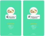 Tripadvisor NFC Карта за Оставяне на Отзиви в Tripadvisor - Двуезична с Двустранен Печат - 95711