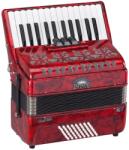 Soundsation VOCE I 2648-RD - 48 bass 26 keys accordion red perloid - D766D