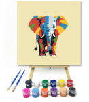 Számfestő Színes elefánt - gyerek számfestő készlet (szamkid310)