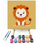 Számfestő Vidám kis oroszlán - gyerek számfestő készlet (crea_gyerek_170)