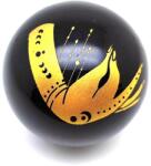 R. M. ékszer Golyó Obszidián arany mudra 5cm (017211)