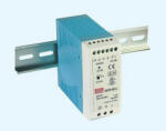 MEAN WELL MDR-40-12, DIN sínre szerelhető tápegység, 40W / 12V