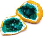 R. M. ékszer Kvarc geóda zöld sárga külső XS (109746)