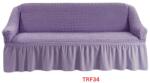 DELFIN Huse Elastice Creponate Cu Volan Pt Canapele 185-220cm Cod TRF34