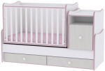 Lorelli Mobilier trend plus, white & pink crossline