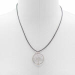 Ancient Wisdom Hegyikristály - Életfa medál bőrszíjon (TOLP-08)