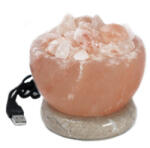 Ancient Wisdom Himalája sólámpa tál, színváltós - USB (QSalt-62N)