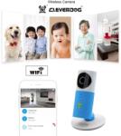 CleverDog Baby monitor WiFi CleverDog 1.3MP Full-HD 5V 2.4GHz 128G Albastru Aparat supraveghere bebelus