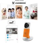 CleverDog Baby monitor WiFi CleverDog 1.3MP Full-HD 5V 2.4GHz 128G Portocaliu (MMDDOG-1WPR) Aparat supraveghere bebelus