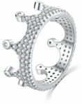 MOISS Luxus ezüst gyűrű cirkónium kövekkel Királyi korona R00021 (Kerület 59 mm)