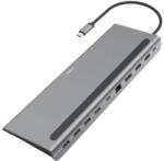 Hama USB 3.2 TYPE-C 10in1 Dokkoló Adapter 200100 (NBKHAM200100)