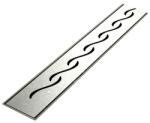 Hydroland Rigola dus Hydroland Wave, integral din inox, lungime 60 cm (HYODPLYWFA600)