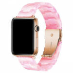 SmartWatcherz Műgyanta Apple Watch Szíj Gyöngy Pink - Rose Gold, 38, 40, 41mm (90119-90131)